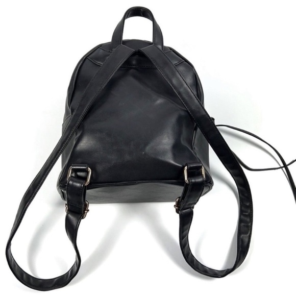 Yoki bag backpack purse black gold studs small - Picture 5 of 13